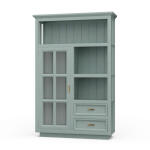 Dakota 1 Door Display Cabinet - Image 2