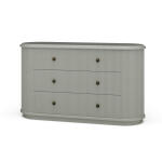 Kraton 3 Drawer Oval Dresser