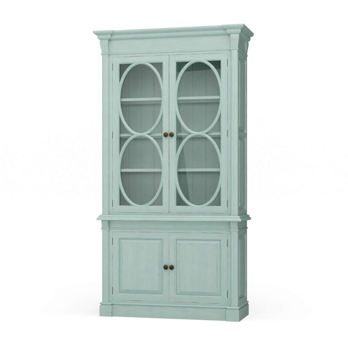 0b92d70c9ec9a1b5012834530df9498a Fiona 4 Door Display Cabinet W/ Glass Shelves - Image 1