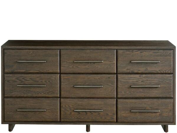 Modern Sable Nine Drawer Dresser
