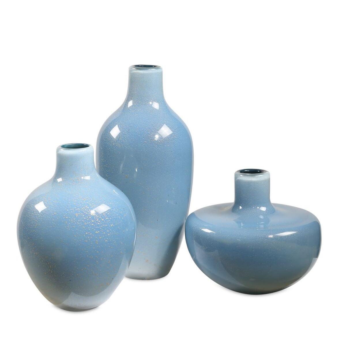 0bb33c9f935d4786a6071ebca20725ee Celestial Frost, Vases, S/3 - Image 1