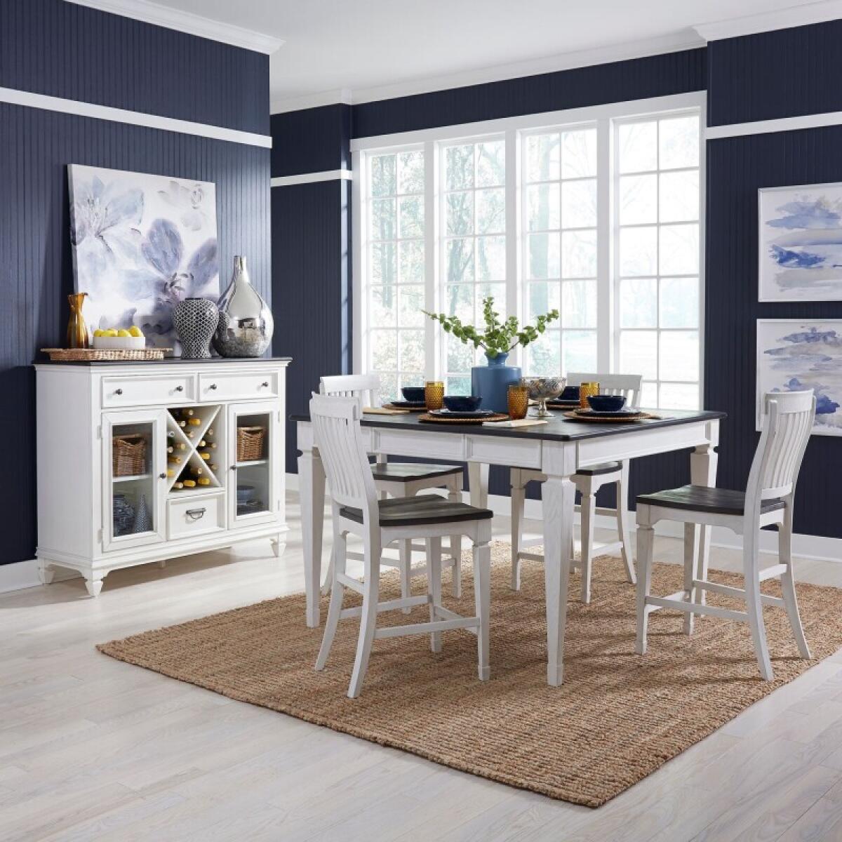 0bba4c3f253e9b8dae73bf665b456f39 Allyson Park 5 Piece Gathering Table Set - Image 1