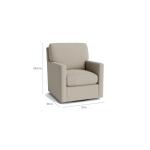 Trent Track Arm Swivel Chair - Image 6