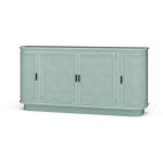 Dakota Oval 4 Door Sideboard W/ Rattan Panels