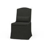 Sierra Slipcovered Dining Chair W/ Castors Chairs & Benches Boucle Sand 27