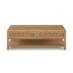 Newbury Ribbed Drawer Cocktail Table Cocktail & Coffee Tables Bassett Furniture 12