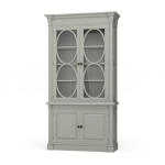 Fiona 4 Door Display Cabinet W/ Glass Shelves - Image 2