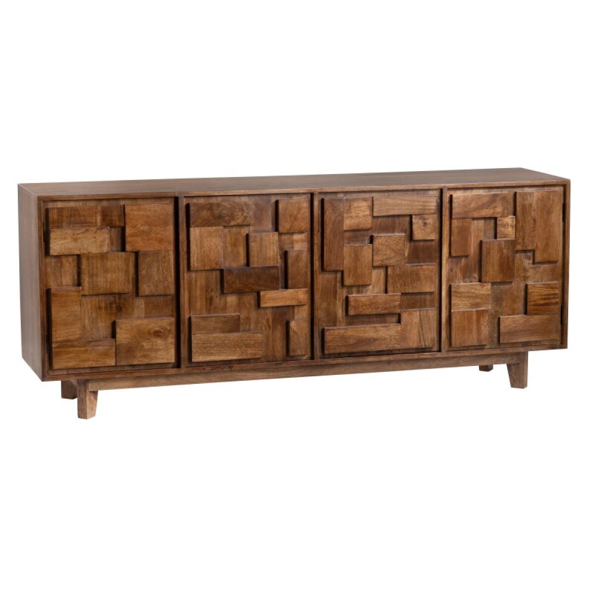 Mondrian Four-Door Sideboard Dining Storage Brown 2 Mondrian Four-Door Sideboard Dining Storage Brown 2