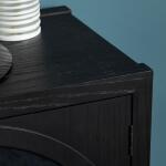 Braxton Four-Door Sideboard Dining Storage Black 15