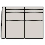 Sectionals 206 Robinson Stationary Sectional with One-Piece Back - Image 6