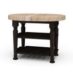 Farmhouse Butcher Block Kitchen Island