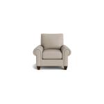 True Custom™ True CustomÂ® Leather Large Panel Arm Accent Chair