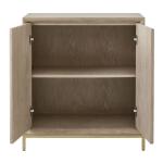 Alessia 2 Door Cabinet Dining Storage Cream 18