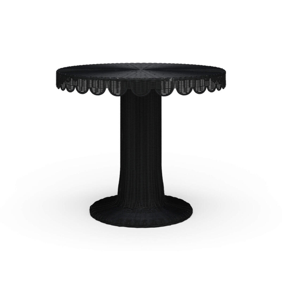 0d0b0cee004e974869ef79c6e60f45c2 Scalloped Round Bistro Table - Image 1