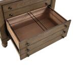 Americana Farmhouse Lateral File Cabinet Office Storage Brown 33