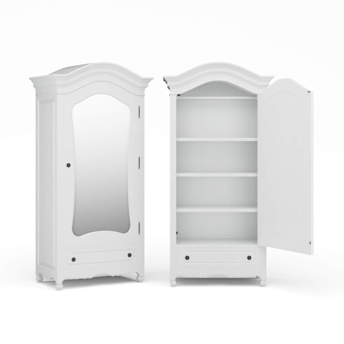 0d0cd1d4a7d33f55ca42abc6f92a5d12 Provence Mirror Wardrobe - Image 1