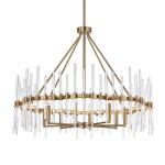 Crystal Stick, 8 Lt Chandelier Lighting Gold 29