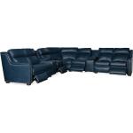 Sectionals 204 Raiden Reclining Sectional with Two-Piece Back Sectionals Blue 26