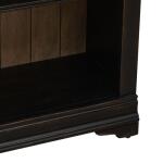 Meritage Bunching Bookcase Bookcases Aged Charcoal w/ Rub Thru & Caramel 21