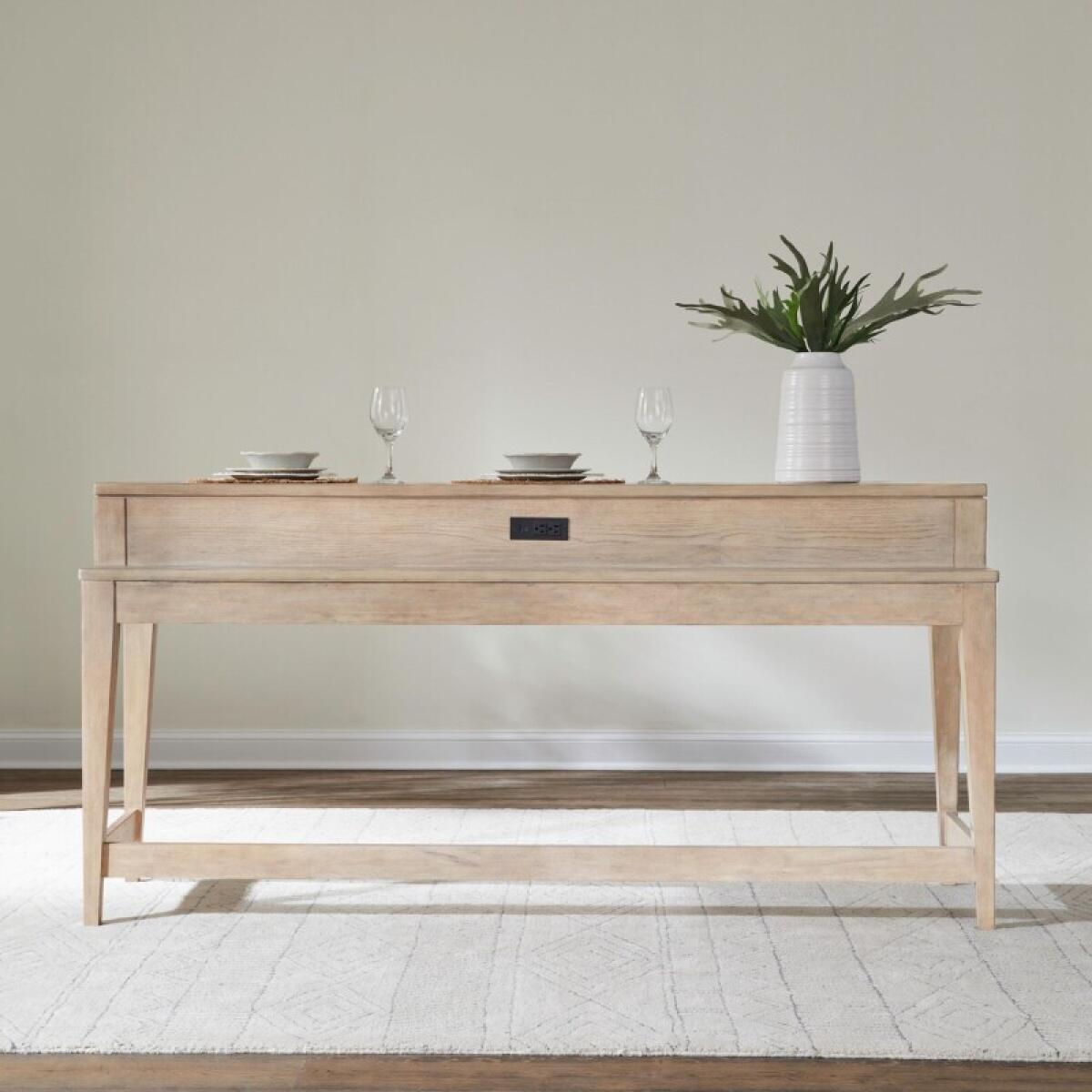 0dda7ba2be89cff3ca50856b764ded16 Brentwood Console Bar Table - Image 1