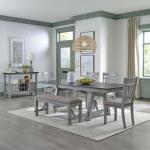 Newport 6 Piece Trestle Table Set Dining Sets Dining Sets 7