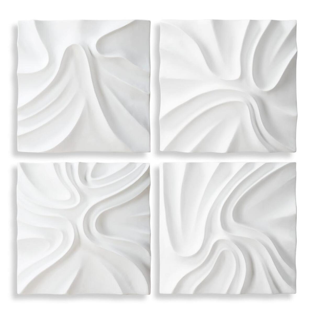 Snowdrift Wall Decor, S/4 Wall Decor Uttermost 2 Snowdrift Wall Decor, S/4 Wall Decor Uttermost 2
