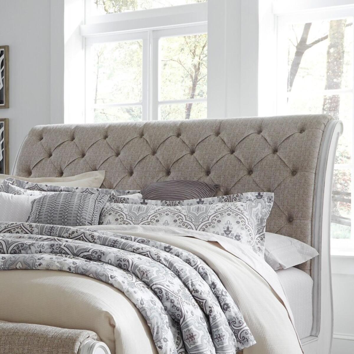 0e1d794a6e6a8b0ffeb2db2c0447b7bf Queen Uph Sleigh Headboard - Image 1
