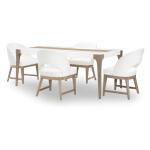 Rectangular Dining Table Dining Tables Cloud White And Desert Oak 15