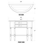 Demi-lune Table - Image 7