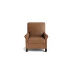 Nelson Leather Sock Arm Lay Flat Manual Recliner Recliners Bassett Furniture 12