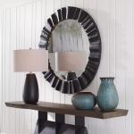 Caribou Round Mirror Mirrors Black 11