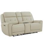 Carrington Loveseat w/Console P3 & ZG - Baja Stone - Image 4