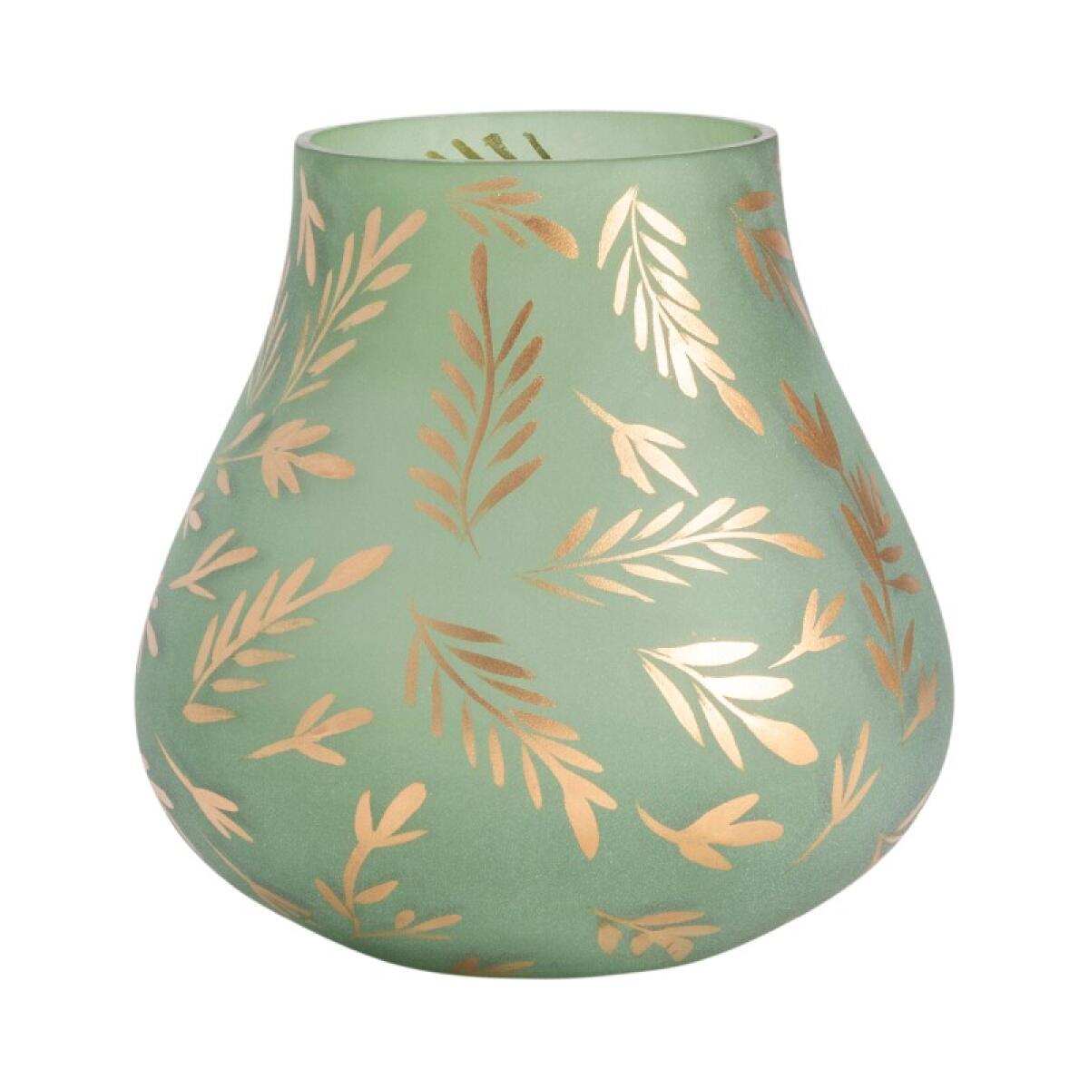 0e66c02ba8fbc98b30ce6213ad002e2d Lila Large Sage Satin Glass Vase - Image 1