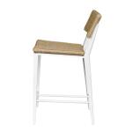 Calbas Outdoor Counter Stool, White - Image 6