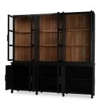 Madrone 12 Door Display Cabinet W/ Glass Shelves - Image 6