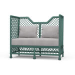 Rabana High Back Rattan Loveseat - Image 10