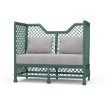 Rabana High Back Rattan Loveseat - Image 10