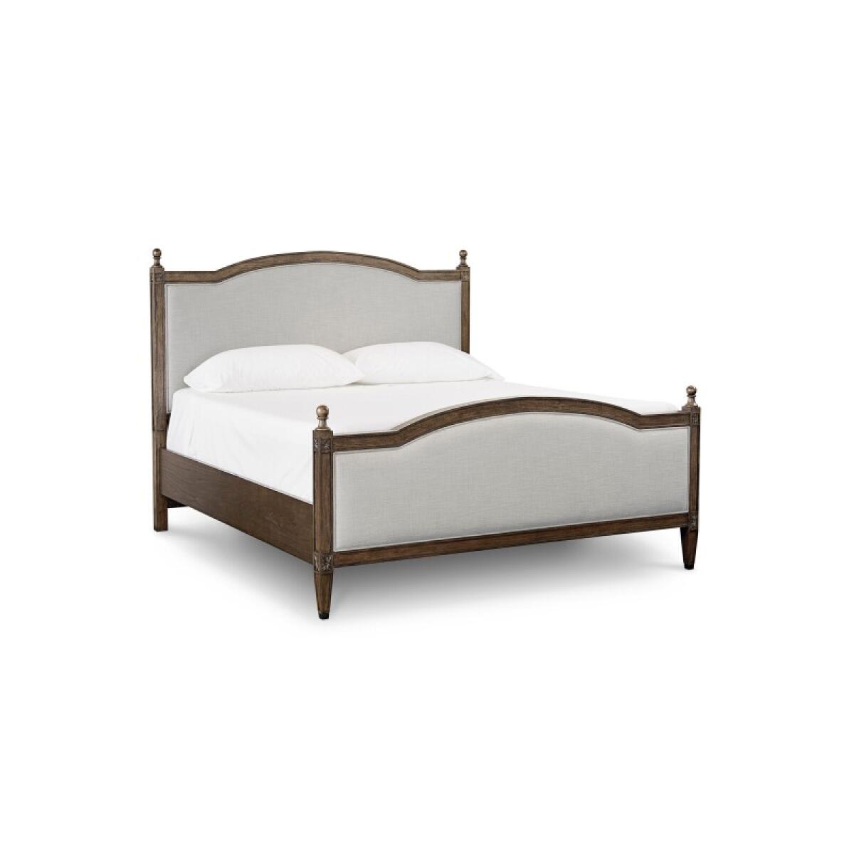 0ee0cbefcd85b2b3224c1ef20013559d Charlotte Upholstered Bed with Footboard - Image 1