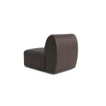 Clyde Leather Armless Swivel Chair - Image 5