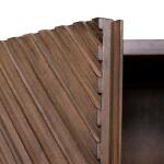 Easton 82 Inch TV Console Entertainment Stands Brown 24