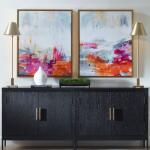 Color Theory Framed Canvases, S/2 - Image 3