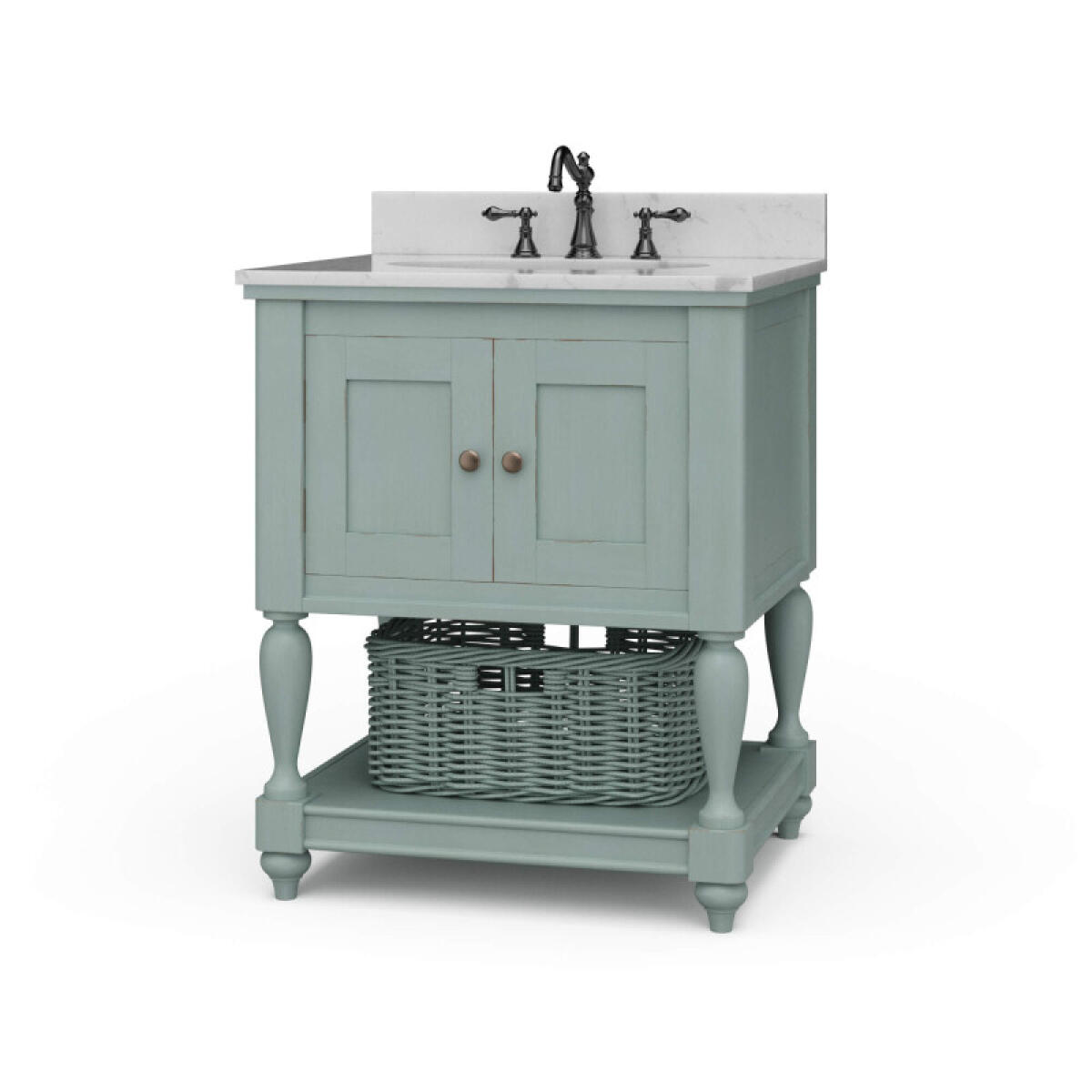 0f35893062e4a51e617cdd7f4c5a2427 Jefferson Single Vanity W/ Sink & Marble Top - Image 1