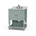 Jefferson Single Vanity W/ Sink & Marble Top