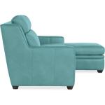 Sectionals 201 Raymond Stationary Sectional with Two-Piece Back Sectionals Blue 19