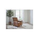 Nelson Leather Sock Arm Lay Flat Power Recliner - Image 3