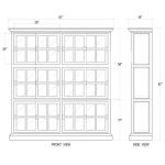 English Bookcase 2 Column - Image 3
