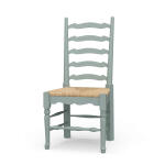 English Ladder-back Dining Chair Chairs & Benches Blue 12