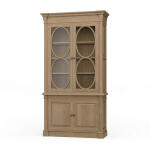 Fiona 4 Door Display Cabinet W/ Glass Shelves