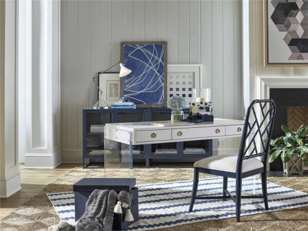 Getaway Coastal Living Home Collection Hanalei Bay Side Chair Chairs & Benches Blue 12