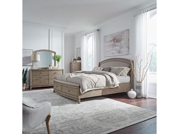 Avalon Queen Uph Storage Bed, Dresser & Mirror, Chest Bedroom Sets Bedroom Sets